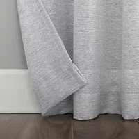 Clean Window Ceni Rod Pocket Light-Filtering Single Curtain Panel