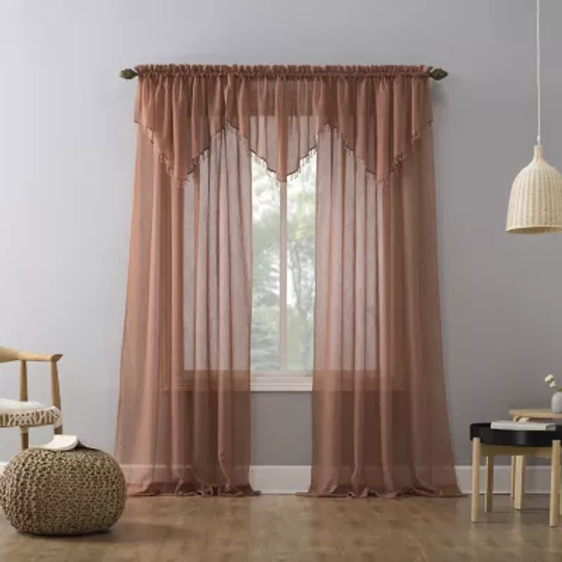 No 918 Erica Rod Pocket Ascot Valance