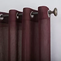 No 918 Erica Grommet Top Sheer Single Curtain Panel