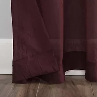 No 918 Erica Grommet Top Sheer Single Curtain Panel