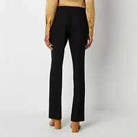 Worthington Womens Curvy Modern Straight Trouser