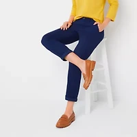 St. John's Bay Womens Straight Mid Rise Tall Pant