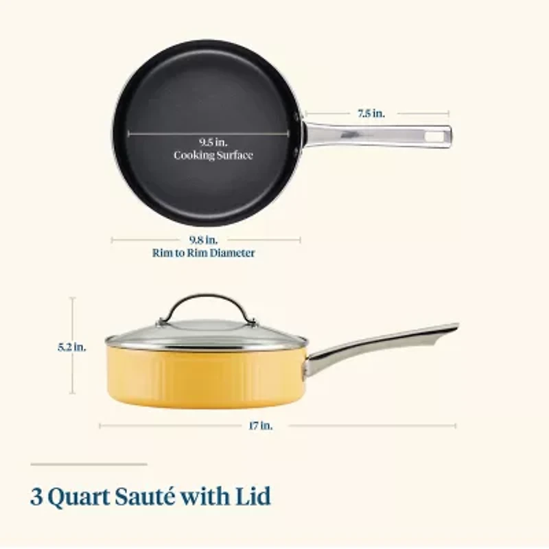 Farberware Style 3-qt. Non-Stick Saute Pan with Lid