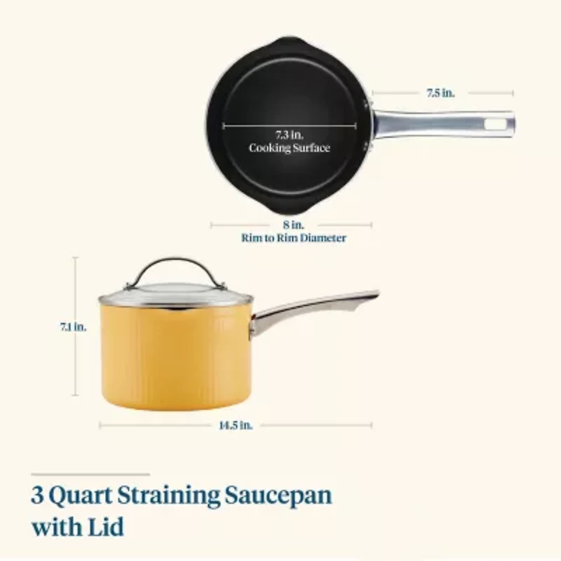 Farberware Style 3-qt Non-Stick Sauce Pan with Lid