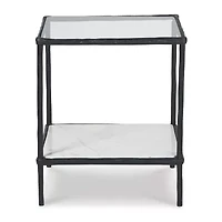 Signature Design By Ashley Ryandale in Antique Black Accent Table