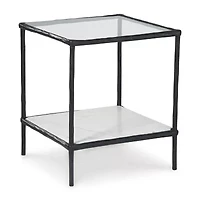 Signature Design By Ashley Ryandale in Antique Black Accent Table