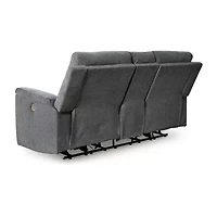 Signature Design By Ashley® Barnsana Power Reclining Loveseat with Console