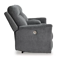 Signature Design By Ashley® Barnsana Power Reclining Loveseat with Console