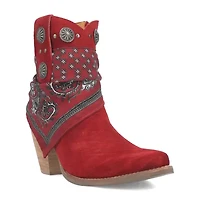 Dingo Womens Bandida Block Heel Cowboy Boots
