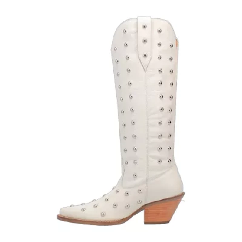 Dingo Womens Broadway Bunny Stacked Heel Cowboy Boots