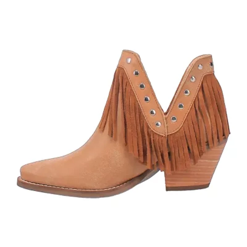 Dingo Womens Fine N' Dandyie Stacked Heel Cowboy Boots