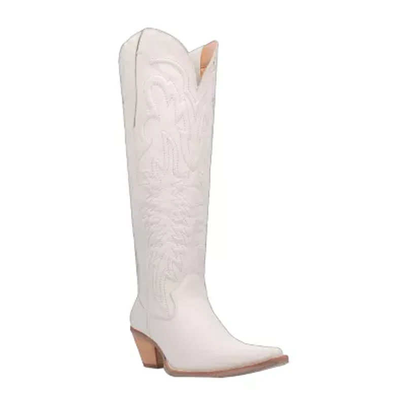 Dingo Womens Raisin Kane Stacked Heel Cowboy Boots