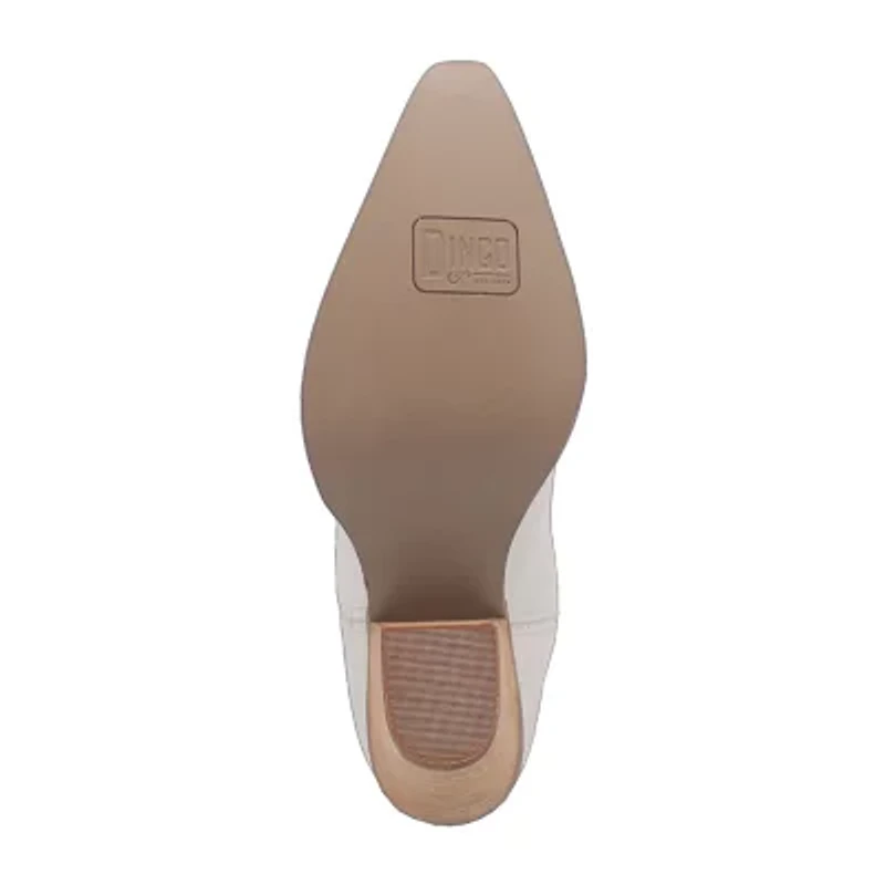 Dingo Womens Raisin Kane Stacked Heel Cowboy Boots