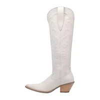 Dingo Womens Raisin Kane Stacked Heel Cowboy Boots