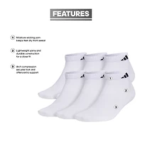 adidas Superlite Mens Multi-Pack 6 Pair Low Cut Socks