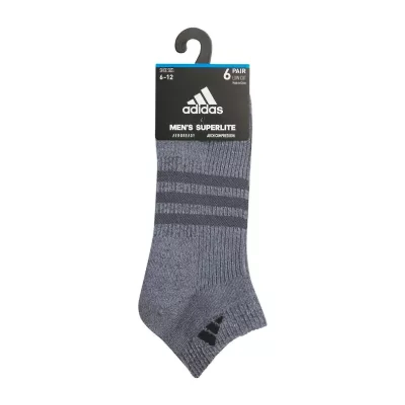 adidas Superlite Mens Multi-Pack 6 Pair Low Cut Socks
