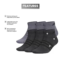 adidas Superlite Mens Multi-Pack 6 Pair Low Cut Socks