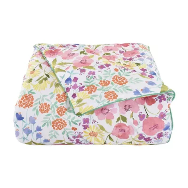 Queen Street Josie Floral Midweight Comforter Set