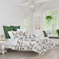 Queen Street Claudia 3-pc. Floral Midweight Comforter Set