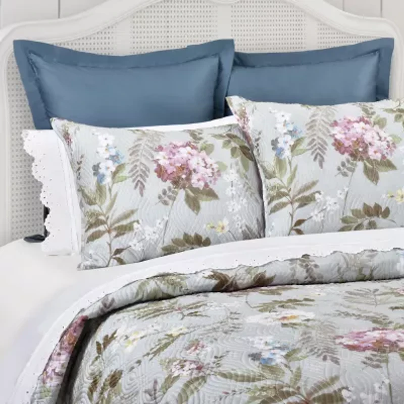 Queen Street Sakura 3-pc. Floral Hypoallergenic Quilt Set