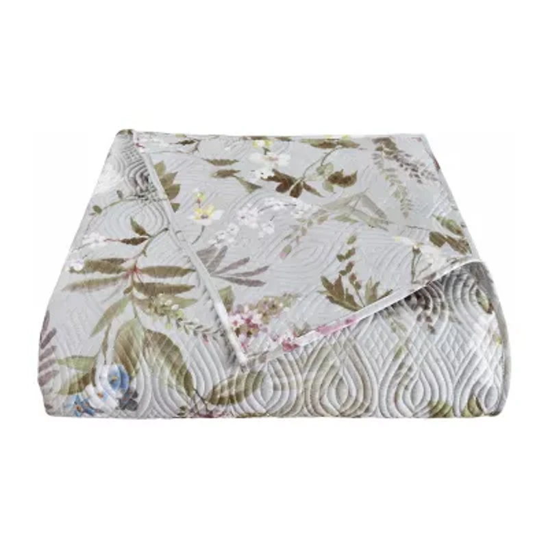 Queen Street Sakura 3-pc. Floral Hypoallergenic Quilt Set