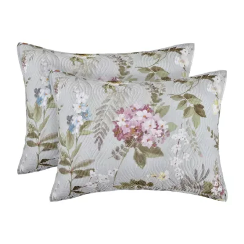 Queen Street Sakura 3-pc. Floral Hypoallergenic Quilt Set