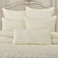 Queen Street Lilith Cream Rectangular Throw Pillow
