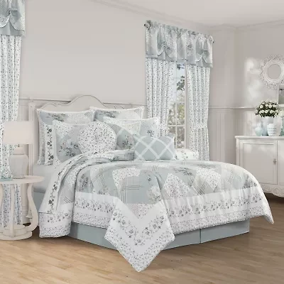 Royal Court Bungalow Spa 4-pc. Floral Midweight Comforter Set