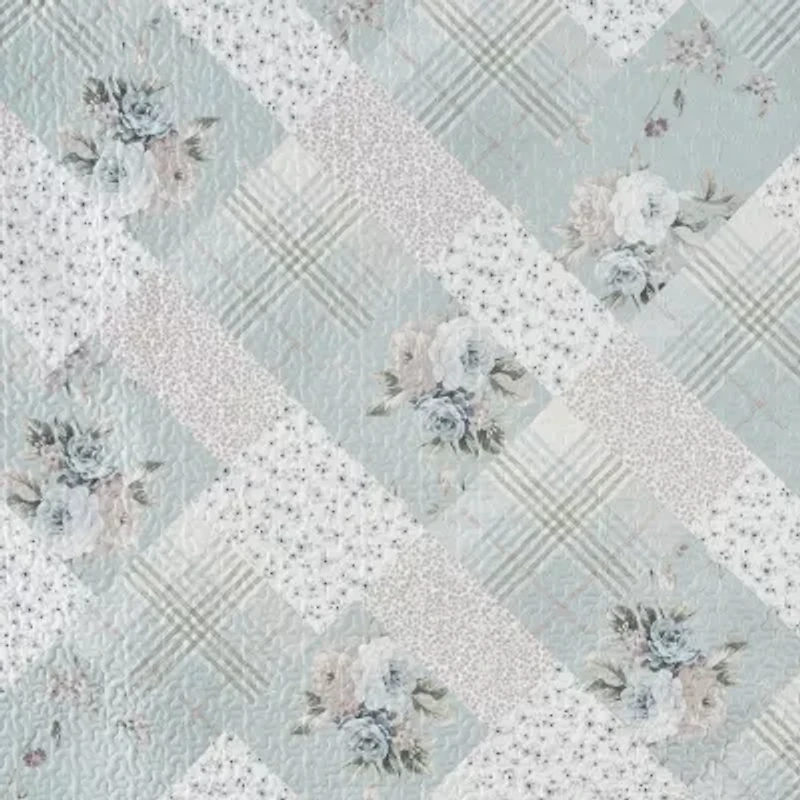 Royal Court Bungalow Spa Floral Quilt Set