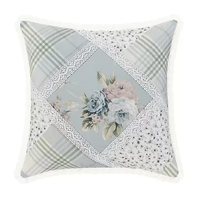 Royal Court Bungalow Spa Square Throw Pillow