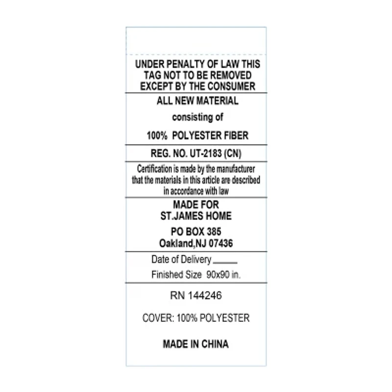 Royal Velvet Tufted Midweight Hypoallergenic Comforter