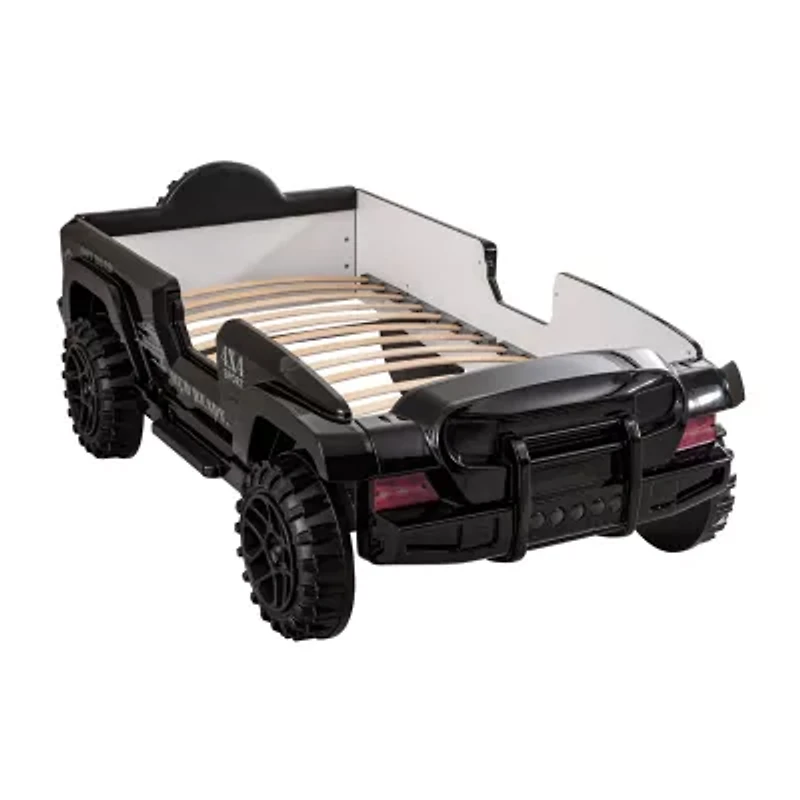 Dollinger Upholstered Wheeled  Platform Bed