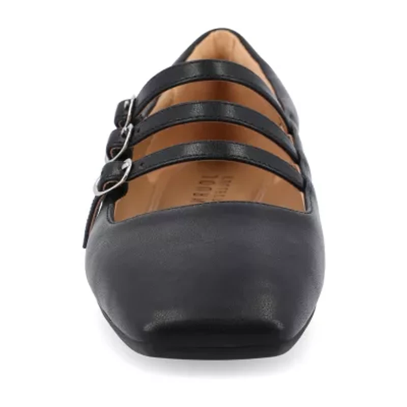 Journee Collection Cloudsteppers Darlin Womens Square Closed Toe Mary Jane Shoes