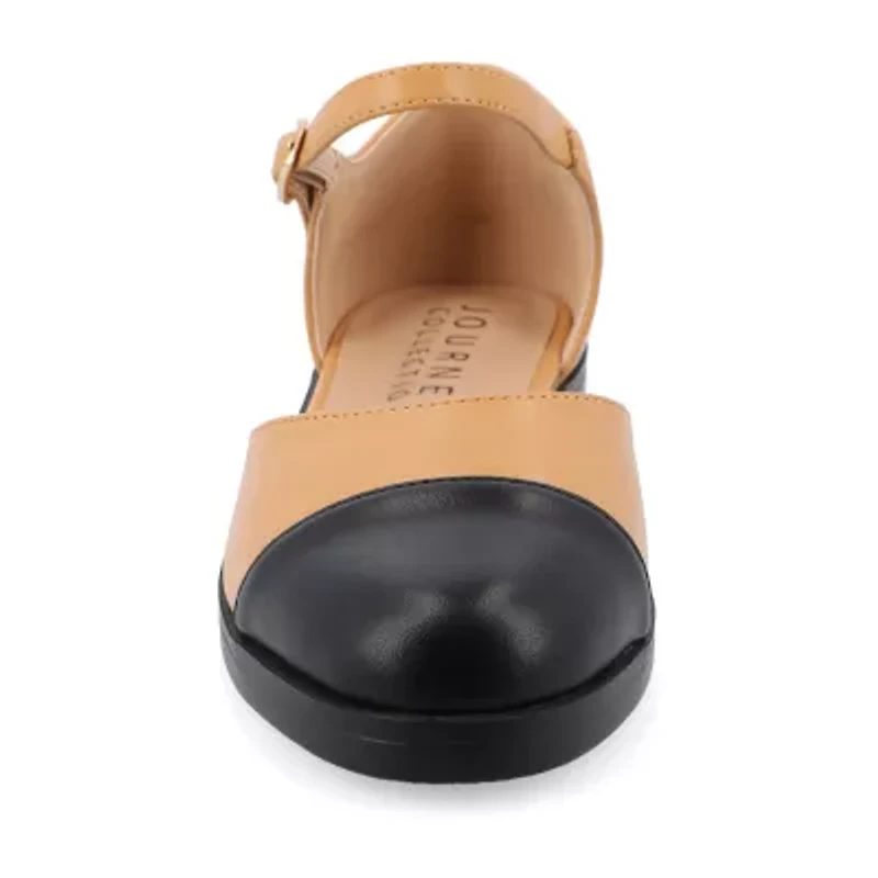 Journee Collection Cloudsteppers Tesley Womens Cap Closed Toe Mary Jane Shoes