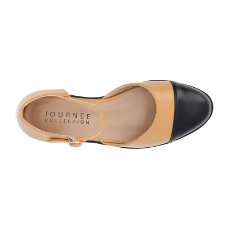 Journee Collection Tesley Womens Cap Closed Toe Mary Jane Shoes