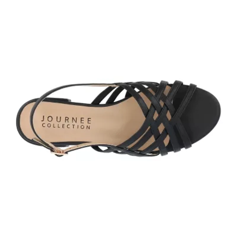 Journee Collection Womens Cassandra Heeled Sandals