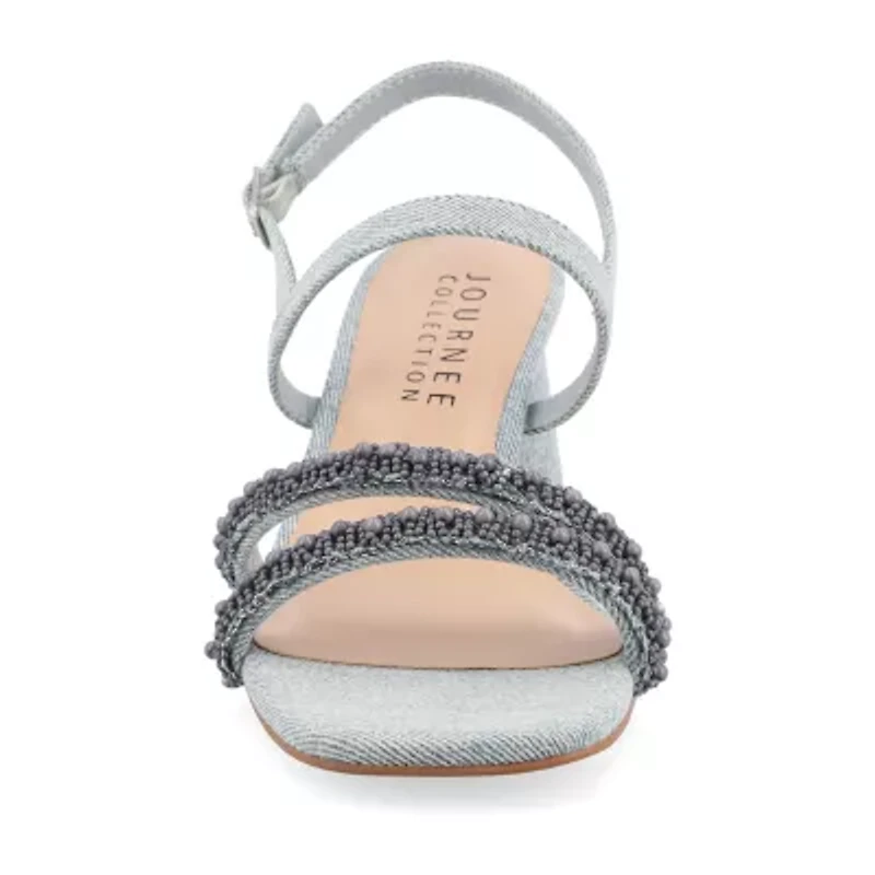 Journee Collection Womens Lornnah Heeled Sandals