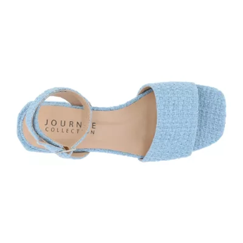 Journee Collection Womens Adleey Flat Sandals