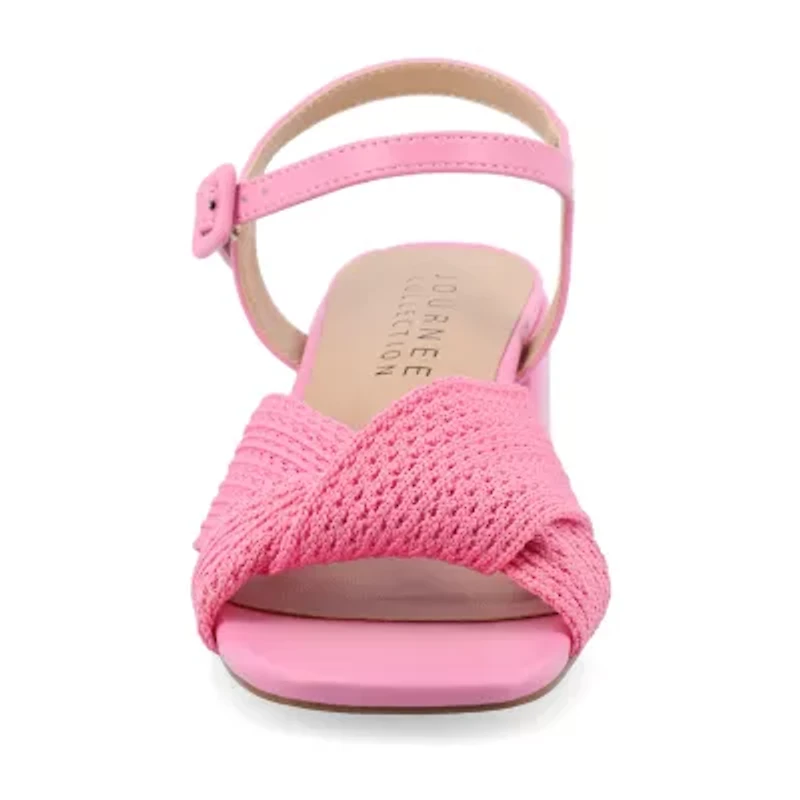 Journee Collection Womens Zerlina Heeled Sandals