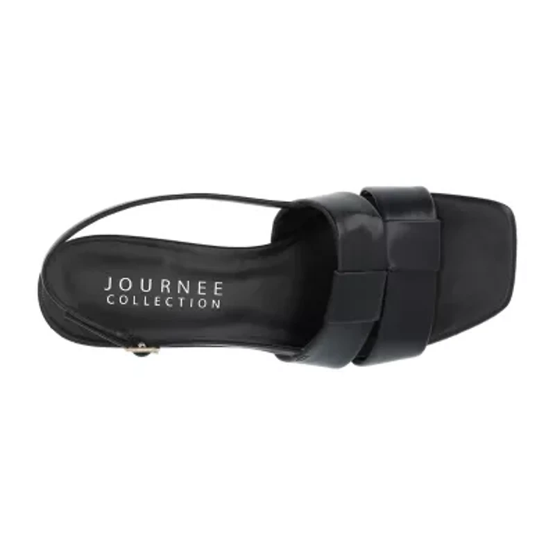 Journee Collection Cloudsteppers Womens Tabatha Flat Sandals