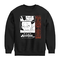 Little & Big Kid Boys Crew Neck Fleece Long Sleeve Avatar-The Last Airbender Sweatshirt