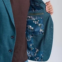 CRICKETEER™ Mens Checked Stretch Fabric Sport Coat