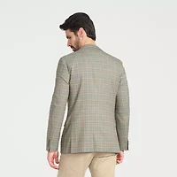 CRICKETEER™ Mens Plaid Stretch Fabric Sport Coat