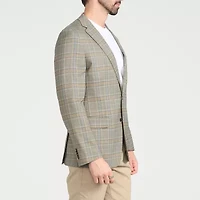 CRICKETEER™ Mens Plaid Stretch Fabric Sport Coat