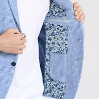 CRICKETEER™ Mens Plaid Stretch Fabric Sport Coat