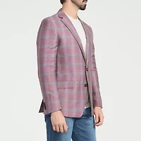CRICKETEER™ Mens Plaid Stretch Fabric Sport Coat