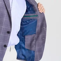 CRICKETEER™ Mens Plaid Stretch Fabric Sport Coat