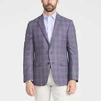 CRICKETEER™ Mens Plaid Stretch Fabric Sport Coat