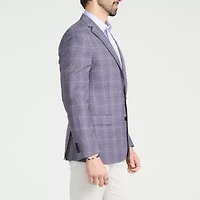 CRICKETEER™ Mens Plaid Stretch Fabric Sport Coat