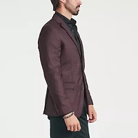 CRICKETEER™ Mens Checked Stretch Fabric Sport Coat